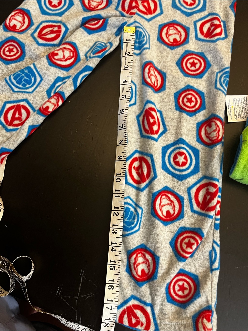 Avenger Blue & Red Captain America, Iron Man & Hulk Kids Pajama Set size 6 - Picture 6 of 7